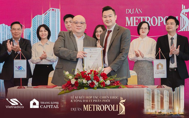 Vietradico - Thăng Long Capital bắt tay khởi động dự án Metropoli5