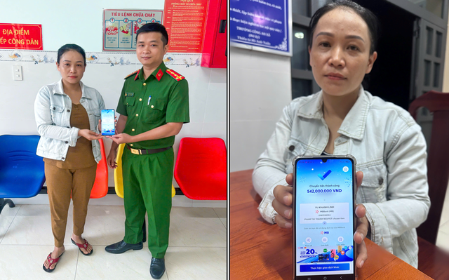 Nhận 542 triệu đồng từ tài khoản Vietcombank của thanh niên SN 2003, người phụ nữ xác nhận giao dịch thành công rồi trình báo công an - Ảnh 1.
