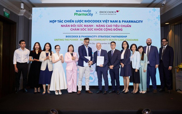 Tập đoàn dược phẩm Pháp Biocodex ký kết hợp tác chiến lược với Pharmacity