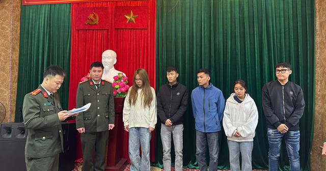 Công an tỉnh Tuyên Quang đã ra Quyết định khởi tố đối với 05 bị can