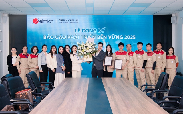 Elmich công bố Báo cáo ESG 2025: Tiên phong chuẩn xanh châu Âu tại Việt Nam