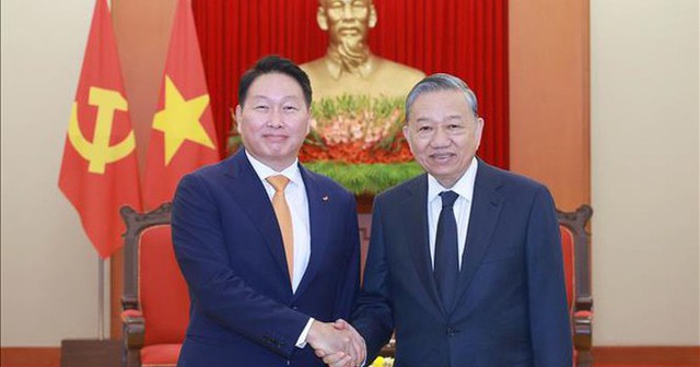 Tổng Bí thư Tô Lâm tiếp Chủ tịch Tập đoàn SK, Hàn Quốc Tổng Bí thư Tô Lâm tiếp Chủ tịch Tập đoàn SK, Hàn Quốc