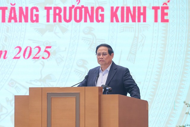 Thủ tướng Phạm Minh Chính phát biểu tại Hội nghị Chính phủ với các địa phương thực hiện kết luận của Trung ương, các Nghị quyết của Quốc hội, Chính phủ về tăng trưởng kinh tế. Nguồn ảnh: VGP Thủ tướng Phạm Minh Chính phát biểu tại Hội nghị Chính phủ với các địa phương thực hiện kết luận của Trung ương, các Nghị quyết của Quốc hội, Chính phủ về tăng trưởng kinh tế. Nguồn ảnh: VGP