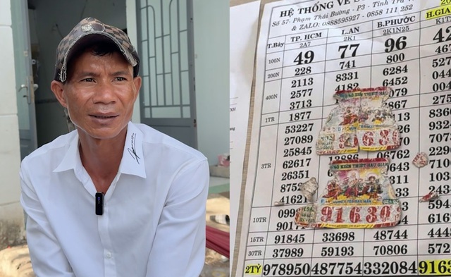Chủ 2 tờ vé số trúng 4 tỷ đồng bị rách nát: Sẽ đi làm phụ hồ kiếm sống Chủ 2 tờ vé số trúng 4 tỷ đồng bị rách nát: Sẽ đi làm phụ hồ kiếm sống