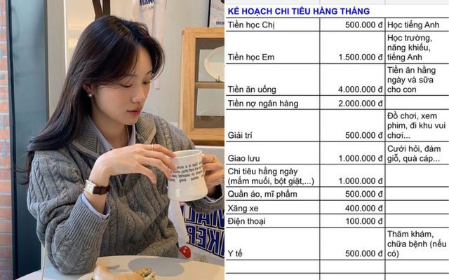 Bức ảnh chi tiêu của cặp vợ chồng thu nhập 16 triệu/tháng khiến tất cả ngỡ ngàng Bức ảnh chi tiêu của cặp vợ chồng thu nhập 16 triệu/tháng khiến tất cả ngỡ ngàng