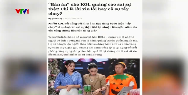 Drama mẹ Bắp, Phạm Thoại và lùm xùm “bộ ba” Chị Em Rọt xuất hiện trên bản tin thời sự VTV Drama mẹ Bắp, Phạm Thoại và lùm xùm “bộ ba” Chị Em Rọt xuất hiện trên bản tin thời sự VTV