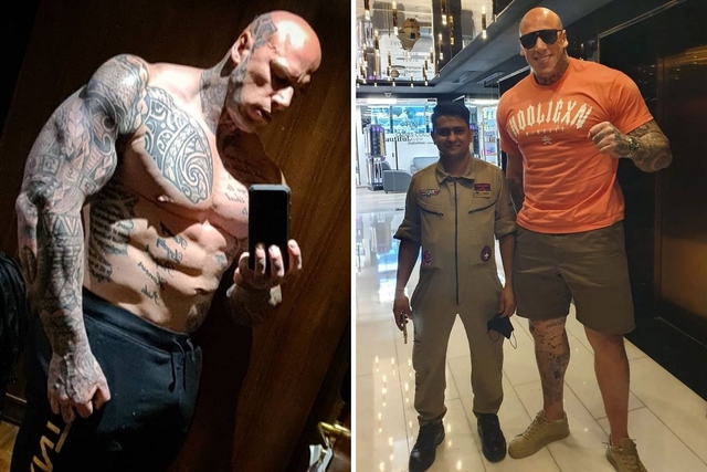 "Người đáng sợ nhất hành tinh" sở hữu vòng eo 91 cm, cơ bắp khổng lồ, ngày ăn đến 7-8 bữa mới no "Người đáng sợ nhất hành tinh" sở hữu vòng eo 91 cm, cơ bắp khổng lồ, ngày ăn đến 7-8 bữa mới no