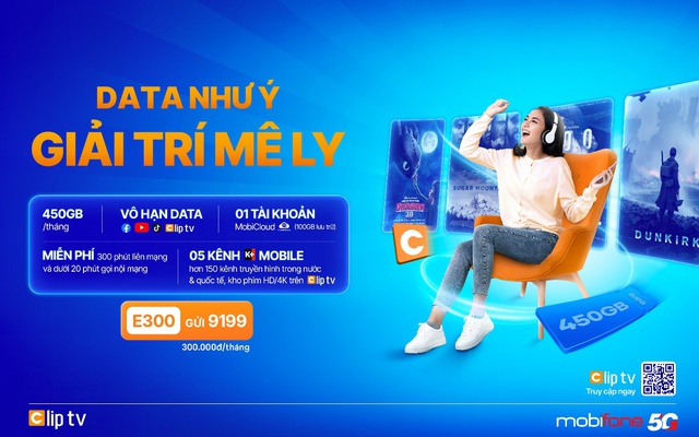 Có E300 - Data như ý, giải trí mê ly Có E300 - Data như ý, giải trí mê ly