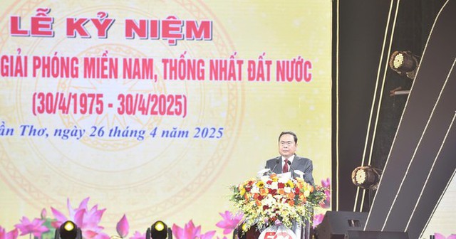 Chủ tịch Quốc hội: Cần Thơ phải 'mới mẻ trong cách nghĩ, sáng tạo trong cách làm, hiệu quả trong thực hiện'