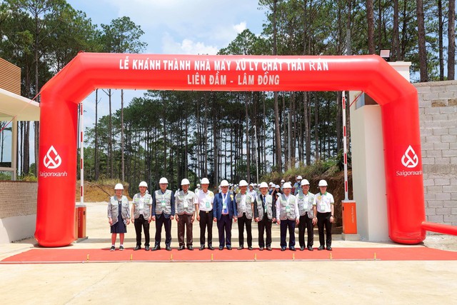 Sài Gòn Xanh khánh thành dự án xử lý rác thải rắn gần 300 tỷ tại Lâm Đồng