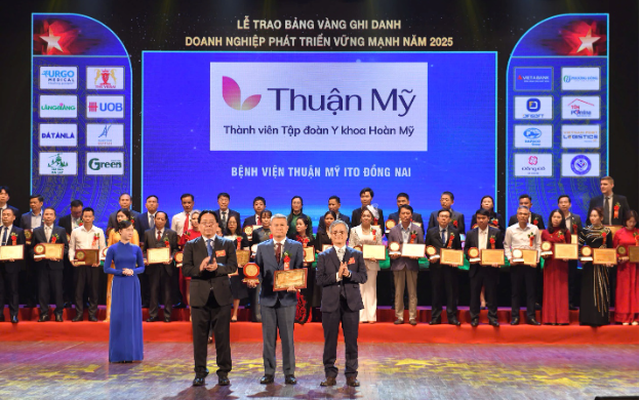 Bệnh viện Thuận Mỹ ITO Đồng Nai nhận giải thưởng Doanh nghiệp phát triển vững mạnh 2025 Bệnh viện Thuận Mỹ ITO Đồng Nai nhận giải thưởng Doanh nghiệp phát triển vững mạnh 2025