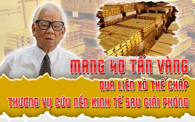 Mang 40 tấn vàng qua Liên Xô thế chấp - thương vụ cứu nền kinh tế sau giải phóng