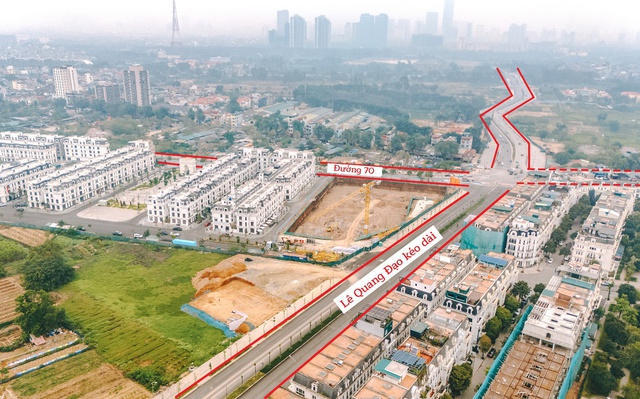 Cận cảnh dự án hưởng lợi khi đường Lê Quang Đạo thông xe Cận cảnh dự án hưởng lợi khi đường Lê Quang Đạo thông xe