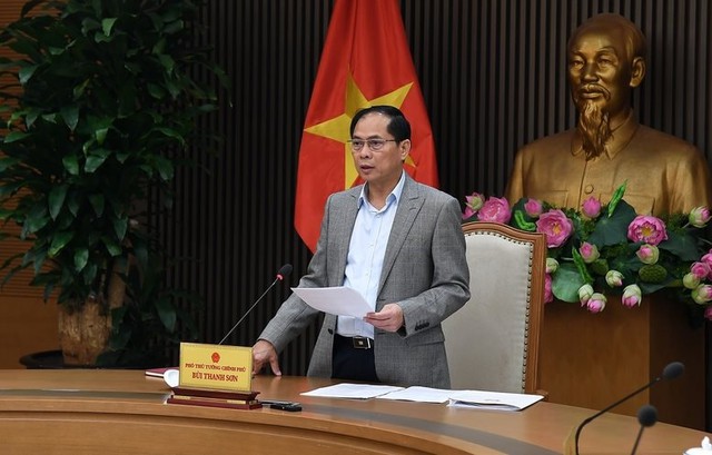 Phó Thủ tướng Bùi Thanh Sơn chủ trì họp Tổ công tác về hợp tác kinh tế, thương mại với Hoa Kỳ Phó Thủ tướng Bùi Thanh Sơn chủ trì họp Tổ công tác về hợp tác kinh tế, thương mại với Hoa Kỳ