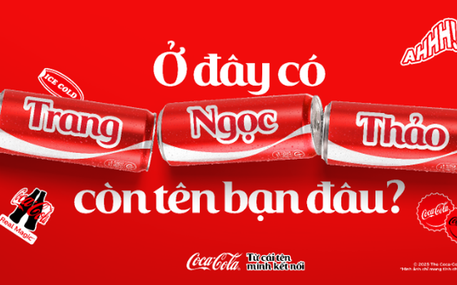 Coca-cola tái khởi động chiến dịch mang tính biểu tượng "Share A Coke" Coca-cola tái khởi động chiến dịch mang tính biểu tượng "Share A Coke"
