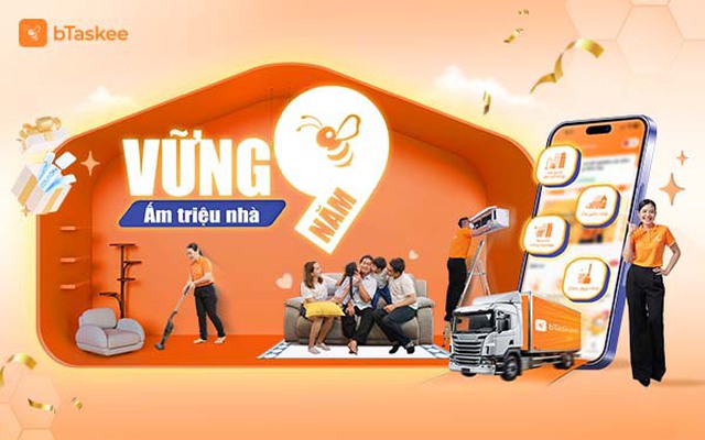 9 năm bTaskee cùng 9 giá trị đóng góp cho ngành dịch vụ gia đình Việt Nam 9 năm bTaskee cùng 9 giá trị đóng góp cho ngành dịch vụ gia đình Việt Nam