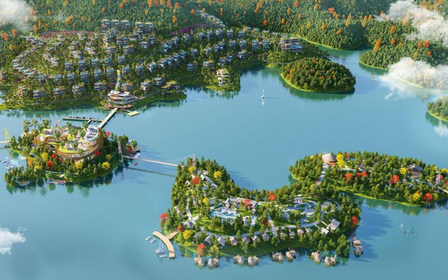 Flamingo Majestic Island Resort: Đón sóng đầu tư quần đảo retreat hồ Núi Cốc Flamingo Majestic Island Resort: Đón sóng đầu tư quần đảo retreat hồ Núi Cốc