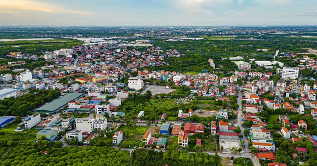 Huyện Khoái Châu nhìn từ trên cao (ảnh: Ngọc Đẹp).
Huyện Khoái Châu nhìn từ trên cao (ảnh: Ngọc Đẹp).