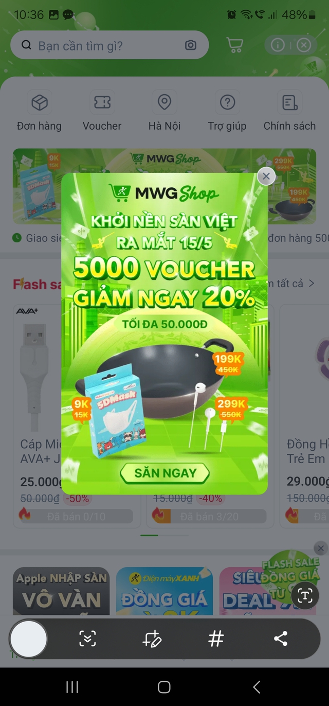 Thế Giới Di Động "tái xuất" cuộc đua thương mại điện tử với MWG Shop- Ảnh 1. Thế Giới Di Động "tái xuất" cuộc đua thương mại điện tử với MWG Shop- Ảnh 1.