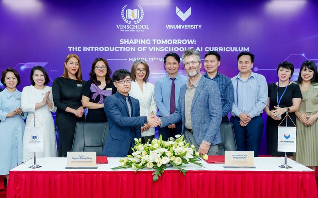 Vinschool triển khai chương trình giáo dục trí tuệ nhân tạo toàn diện từ mầm non đến lớp 12 Vinschool triển khai chương trình giáo dục trí tuệ nhân tạo toàn diện từ mầm non đến lớp 12