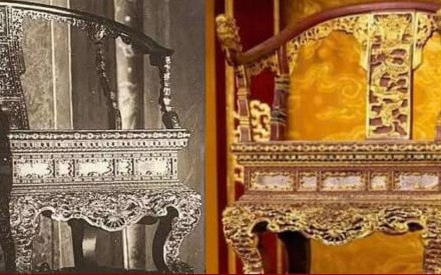 Ngai vua triều Nguyễn bị phá hoại khác với ảnh tư liệu: Chuyên gia lý giải Ngai vua triều Nguyễn bị phá hoại khác với ảnh tư liệu: Chuyên gia lý giải