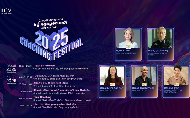 Toàn cảnh ngành Khai vấn trong kỷ nguyên mới tại Coaching Festival 2025 Toàn cảnh ngành Khai vấn trong kỷ nguyên mới tại Coaching Festival 2025