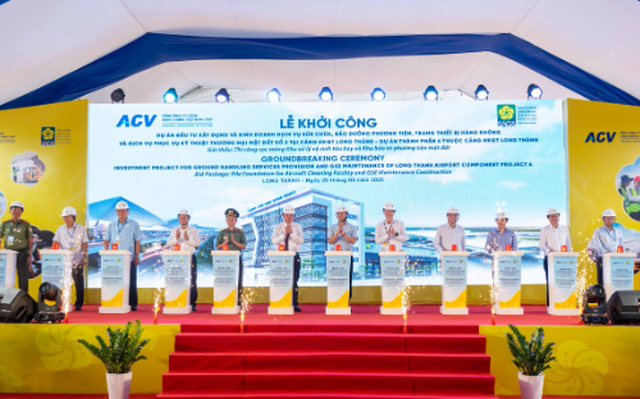 Khởi công dự án dịch vụ mặt đất chiến lược tại sân bay quốc tế Long Thành Khởi công dự án dịch vụ mặt đất chiến lược tại sân bay quốc tế Long Thành