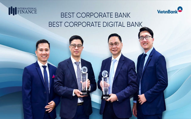 VietinBank nhận giải thưởng quốc tế dành cho ngân hàng doanh nghiệp VietinBank nhận giải thưởng quốc tế dành cho ngân hàng doanh nghiệp