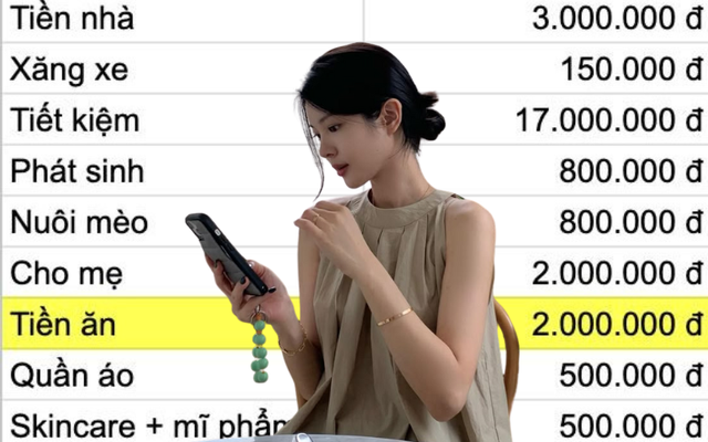 Tiết kiệm 17 triệu/tháng, bảng chi tiêu của cô gái 26 tuổi khiến nhiều người thốt lên: “Khiếp thật” Tiết kiệm 17 triệu/tháng, bảng chi tiêu của cô gái 26 tuổi khiến nhiều người thốt lên: “Khiếp thật”