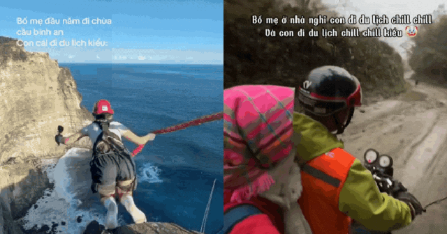 Bố mẹ ở nhà cầu bình an, con cái đi du lịch đu zipline, nhảy dù lượn: Trend này không cần đu vì ai cũng đã từng! Bố mẹ ở nhà cầu bình an, con cái đi du lịch đu zipline, nhảy dù lượn: Trend này không cần đu vì ai cũng đã từng!