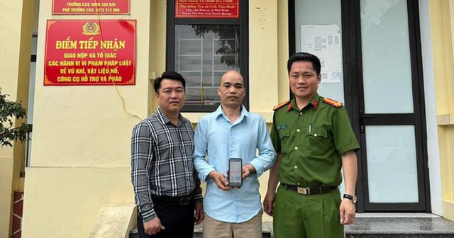 Công an xã Thái Bình, Tuyên Quang giúp người dân nhận lại 100 triệu chuyển khoản nhầm Công an xã Thái Bình, Tuyên Quang giúp người dân nhận lại 100 triệu chuyển khoản nhầm
