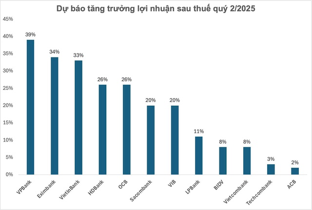 Ngân hàng nào có thể tăng trưởng lợi nhuận trên 20% trong quý II/2025?- Ảnh 1.