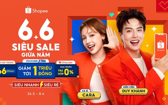 Shopee nâng tầm mua sắm kết hợp giải trí trong 6.6 Siêu Sale Giữa Năm Shopee nâng tầm mua sắm kết hợp giải trí trong 6.6 Siêu Sale Giữa Năm