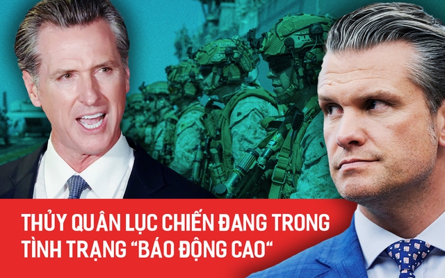 Đài CNN: Bộ trưởng Quốc phòng Mỹ dọa điều thủy quân lục chiến tới California, Thống đốc phản ứng gắt Đài CNN: Bộ trưởng Quốc phòng Mỹ dọa điều thủy quân lục chiến tới California, Thống đốc phản ứng gắt