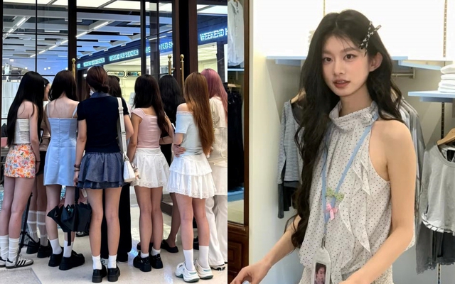 Choáng với dàn nhân viên bán quần áo đẹp như diễn viên của local brand Trung Quốc Choáng với dàn nhân viên bán quần áo đẹp như diễn viên của local brand Trung Quốc