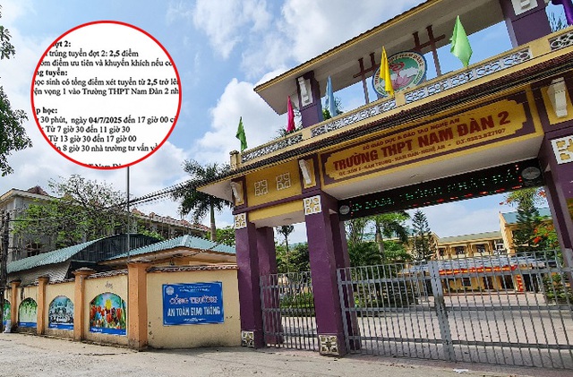 Học sinh chưa đạt 1 điểm/môn vẫn đỗ lớp 10 công lập ở Nghệ An: Nhà trường nói lý do Học sinh chưa đạt 1 điểm/môn vẫn đỗ lớp 10 công lập ở Nghệ An: Nhà trường nói lý do