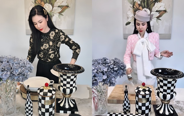 Hoa hậu đình đám sống sang chảnh ở tuổi 40: diện áo 250 triệu đồng chỉ để nấu ăn sương sương, video đời thường cũng hơn 1 triệu lượt xem