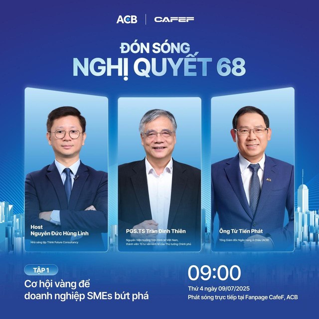 SMEs trước ngưỡng cửa bứt phá: ACB và PGS.TS Trần Đình Thiên tiết lộ thời điểm vàng SMEs trước ngưỡng cửa bứt phá: ACB và PGS.TS Trần Đình Thiên tiết lộ thời điểm vàng