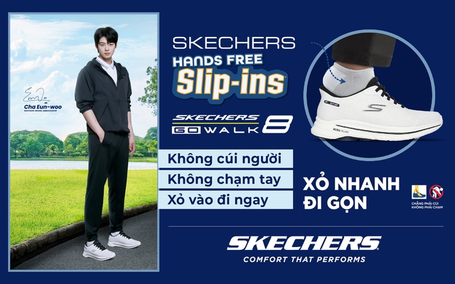 Skechers GOWalk 8 – Đồng hành mọi hành trình, êm ái từng bước chân