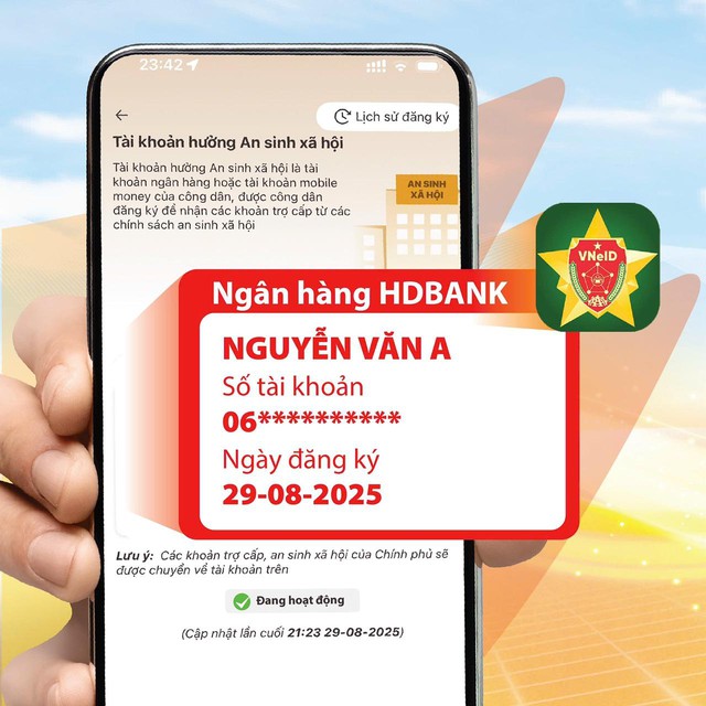 Nhiều ngân hàng tặng tiền, vàng cho khách liên kết tài khoản an sinh xã hội trên VNeID- Ảnh 1.