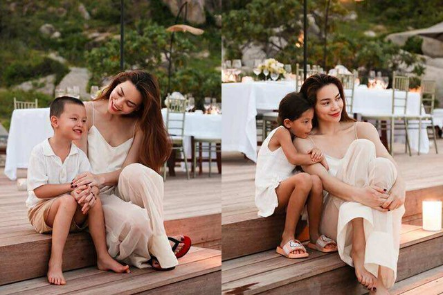 Hồ Ngọc Hà lại có cách rèn con cực hay, tận dụng ngay 1 vật dụng ở vườn: Bảo sao Lisa, Leon đều giỏi giang, ngoan ngoãn thế!