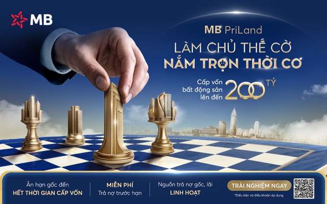 MB PriLand - Điểm tựa tài chính dành riêng cho nhà đầu tư BĐS