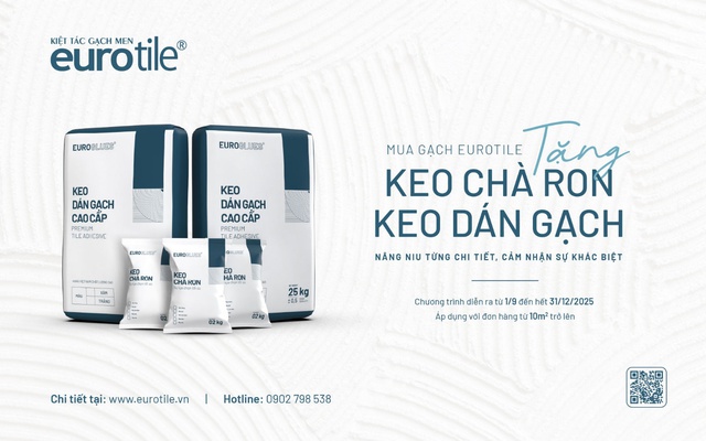 Eurotile đồng hành kiến tạo không gian sống hiện đại và đẳng cấp