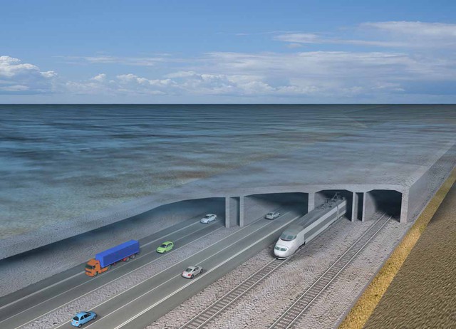 Dùng 3,2 triệu m³ bê tông, 360.000 tấn thép xây hầm chìm dài nhất thế giới nối hai quốc gia, có doanh nghiệp Việt góp mặt - Ảnh 3.