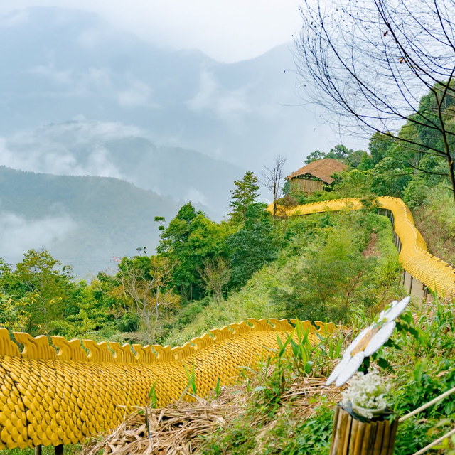 Việt Nam có công trình hình rồng dài 460 m nối thẳng ra cầu kính, vắt ngang sườn núi ở độ cao gần 800 m: Nằm trong dự án 2.600 tỷ đồng, vừa xác lập kỷ lục Việt Nam vào năm ngoái - Ảnh 2.