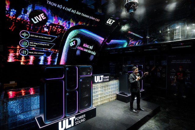 Sony ra mắt thế hệ loa ULT TOWER mới, phục vụ tiệc quy mô lớn, DJ, karaoke và giải trí hàng ngày 
- Ảnh 2.
