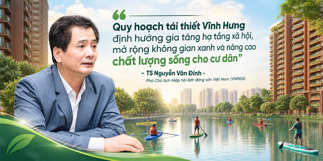 Tái thiết Vĩnh Hưng: "Vùng trũng" ven sông Hồng sẽ bứt phá thành "đất vàng" đại đô thị - Ảnh 2.