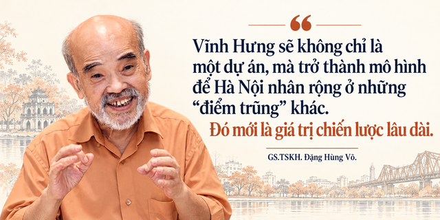 GS.Đặng Hùng Võ: Dự án tái thiết đô thị chưa từng có trong lịch sử, tái định cư tại chỗ, thiết lập "đô thị 15 phút"...sẽ đưa 1 phường đặc biệt tại trung tâm HN thành Downtown mới - Ảnh 9.
