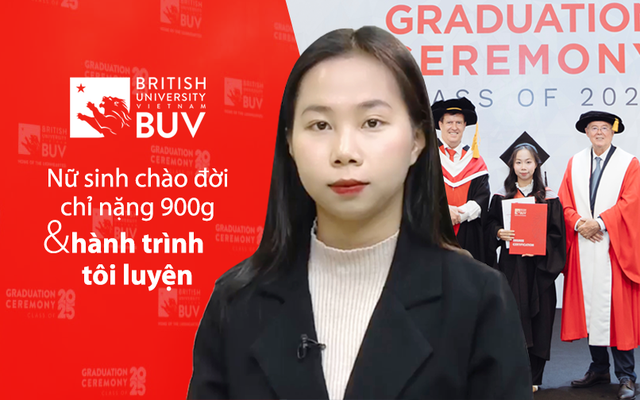 Nữ sinh chào đời chỉ nặng 900g và hành trình tôi luyện "trái tim sư tử", gieo mầm hy vọng cho trẻ em nghèo