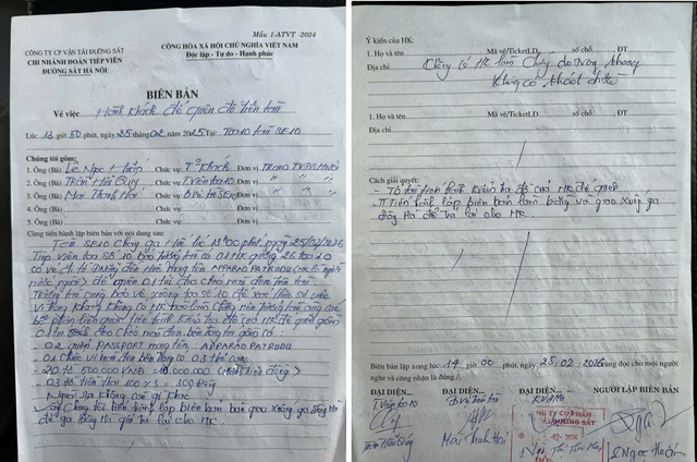 Phát hiện 46 tờ tiền có mệnh giá từ 500K-100K trên chuyến tàu Bắc-Nam dịp Tết - Ảnh 2.